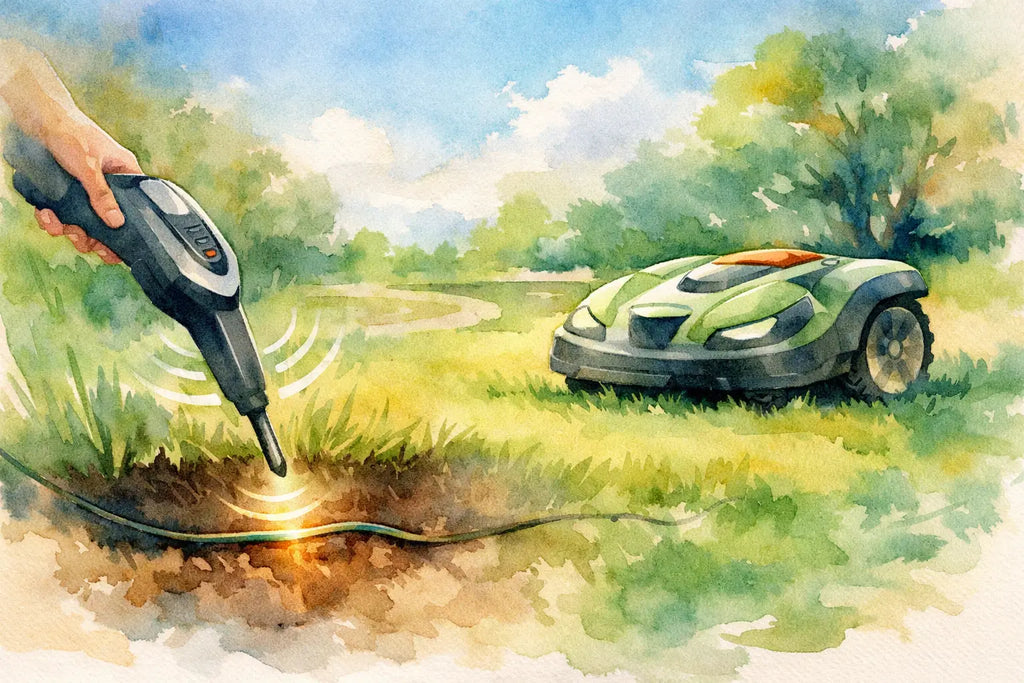 Kabelsøger til robotplæneklipper - virker den?