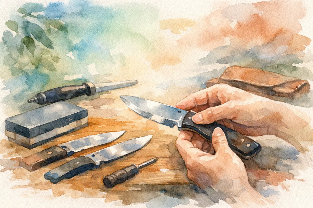 Guide til sikker knivudskiftning