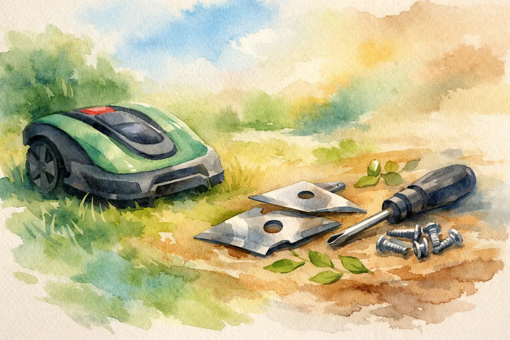 Guide til Bosch Indego-knive og knivskift