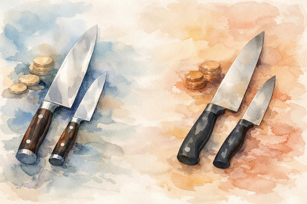 Prisforskel mellem originale og kompatible knive