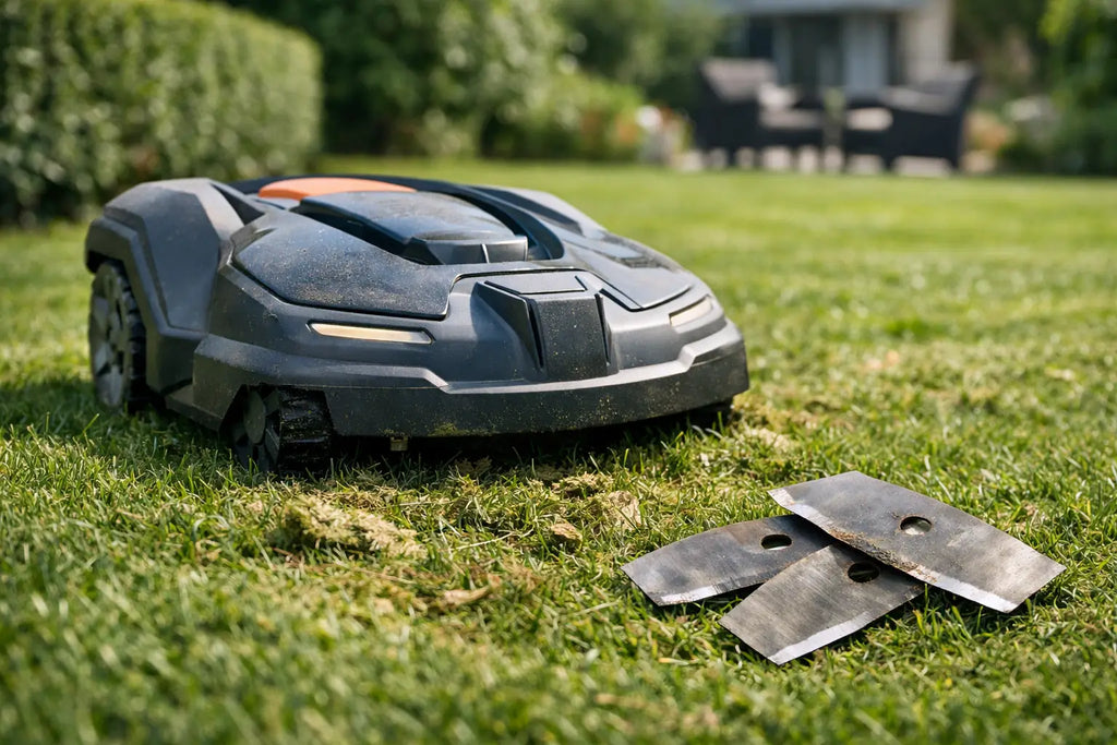 Sløve knive robotplæneklipper symptomer