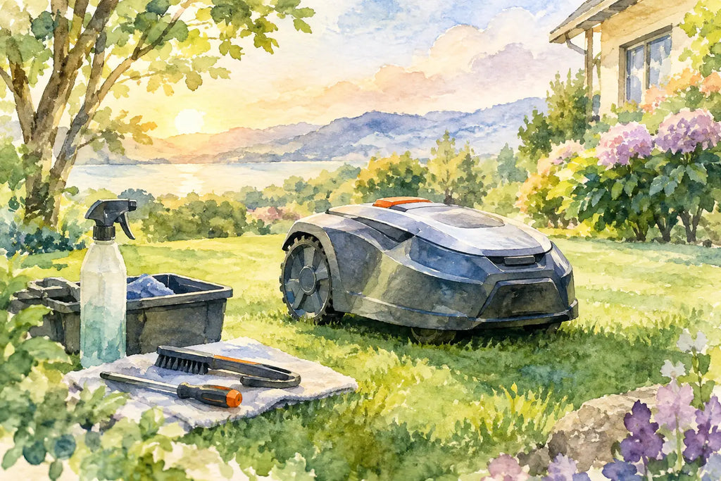 Robotplæneklipper vedligeholdelse i 2026