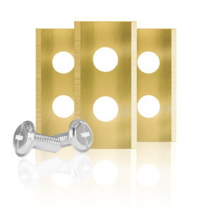 Titaniumbelagte knive til bl.a. Worx robotplæneklipper